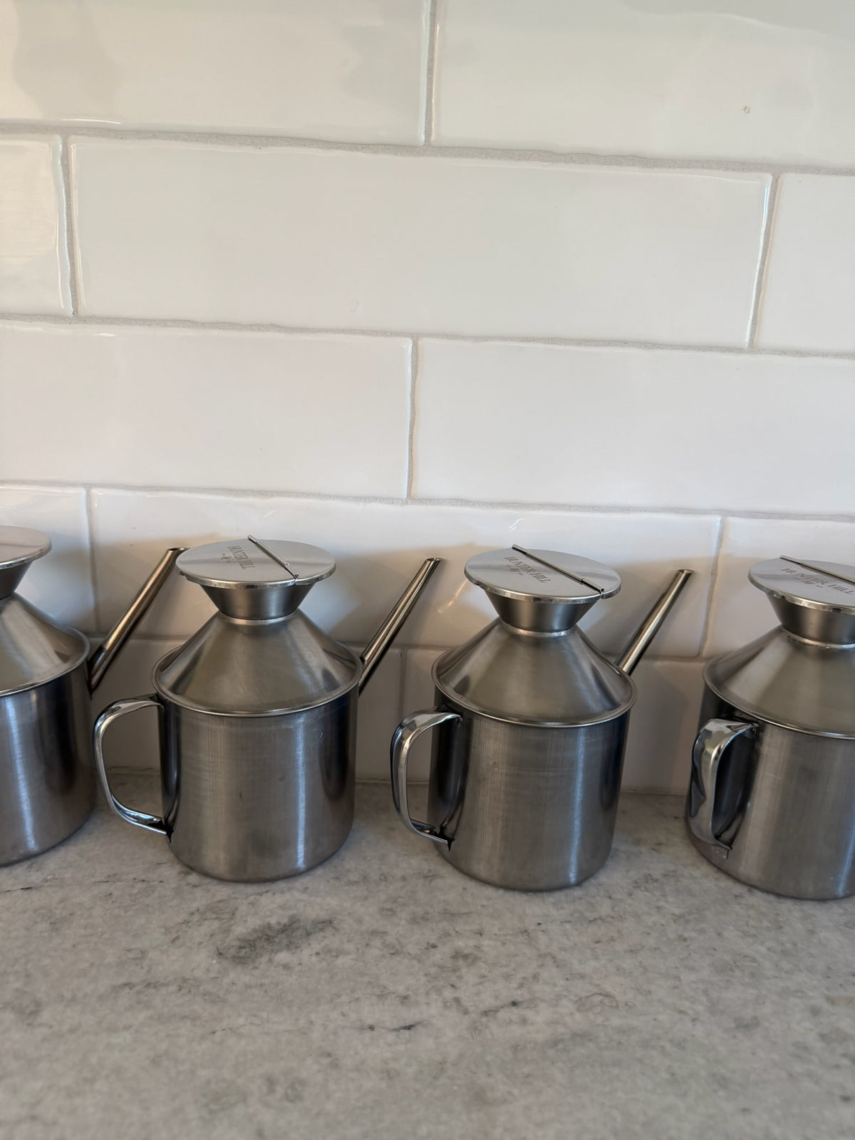 Stainless Steel Olive Oil Pitcher, 500 mL